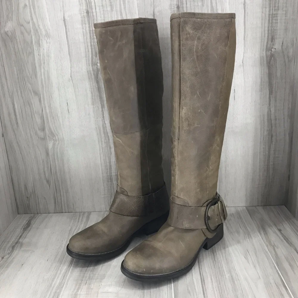 Steve Madden Larent leather riding boots size 7.5M_3